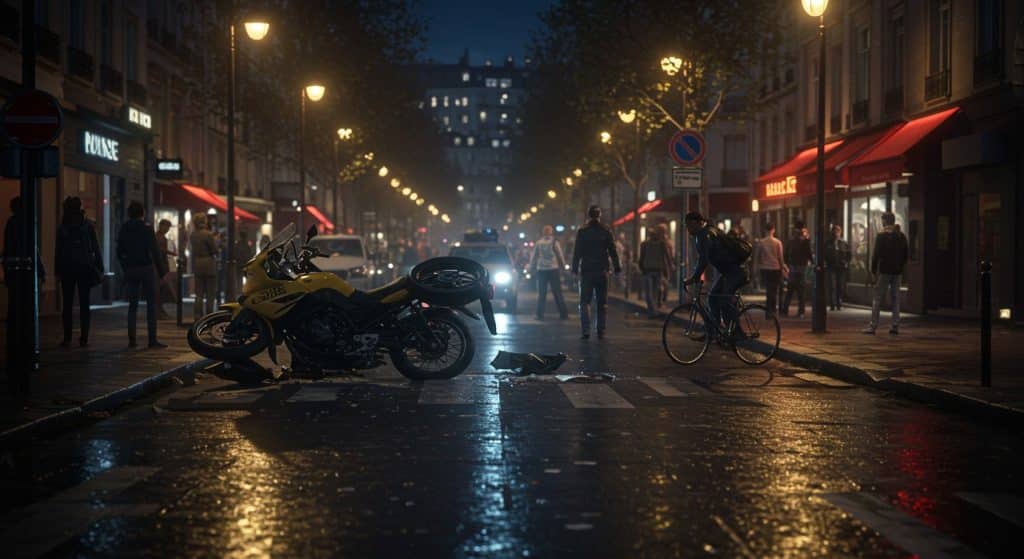 Paris : Drame Mortel d’un Moto-Taxi dans le 8e Arrondissement