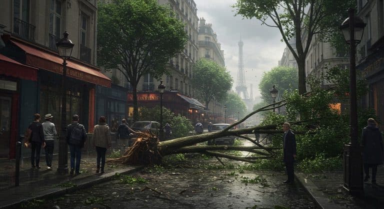 Paris : Tempête Dévastatrice, Arbres à Terre, Vigilance Requise