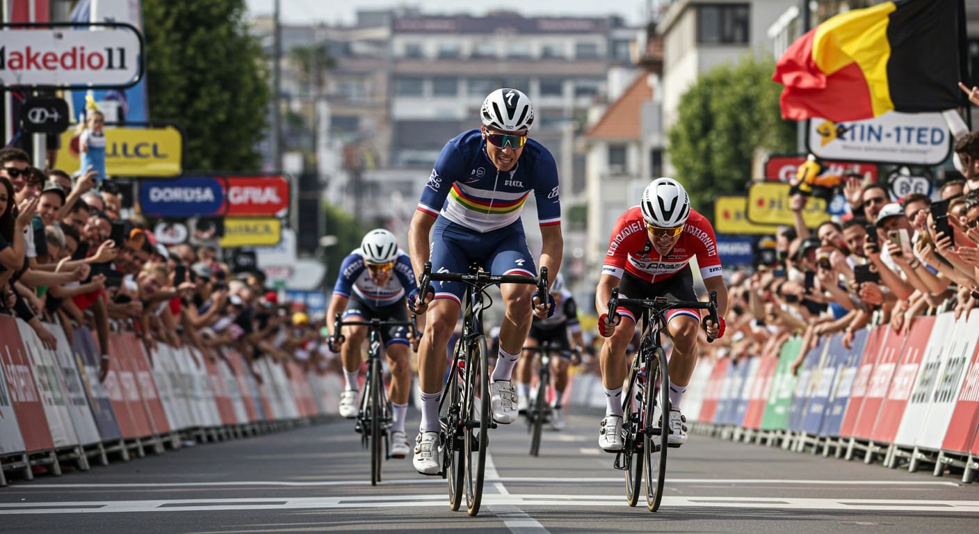 Paul Magnier éblouit en remportant un sprint épique face à Jasper Philipsen. Découvrez l’ascension fulgurante de ce prodige du cyclisme français !