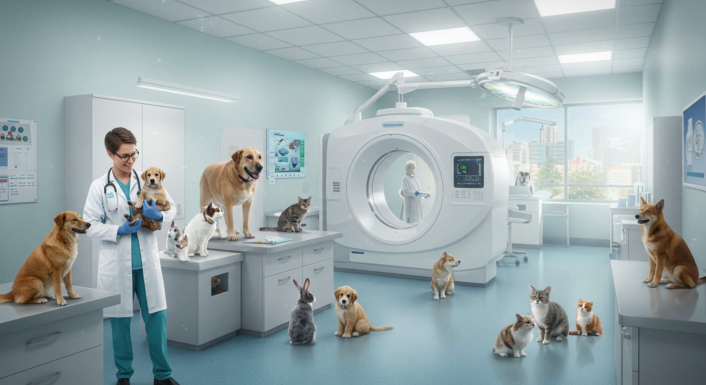 À Mesnil-Esnard, Vivanima, premier hôpital vétérinaire de Normandie, offre 17 spécialités et urgences 24/7 pour animaux. Découvrez ce lieu unique !