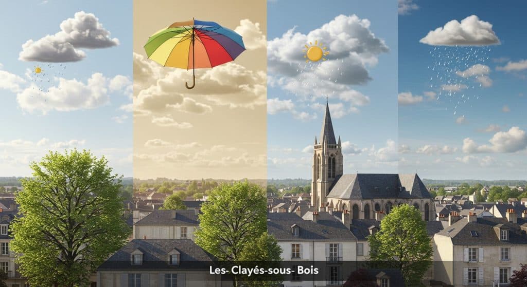 Prévisions Météo Clayes-sous-Bois : 7 Jours de Temps