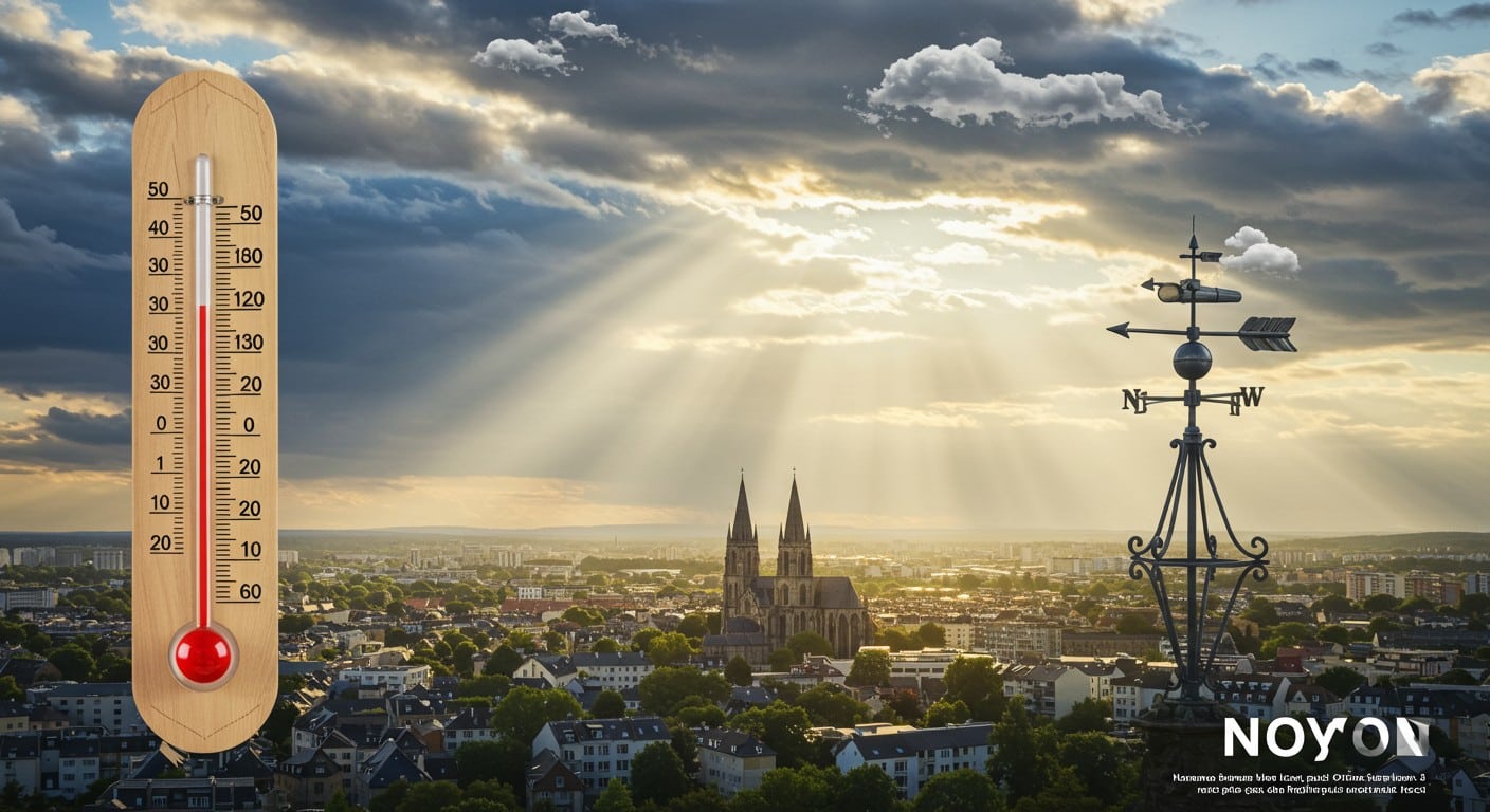 Consultez les prévisions météo à Noyon (Oise) pour 7 jours : températures, ciel, vent. Restez prêt avec notre guide complet !
