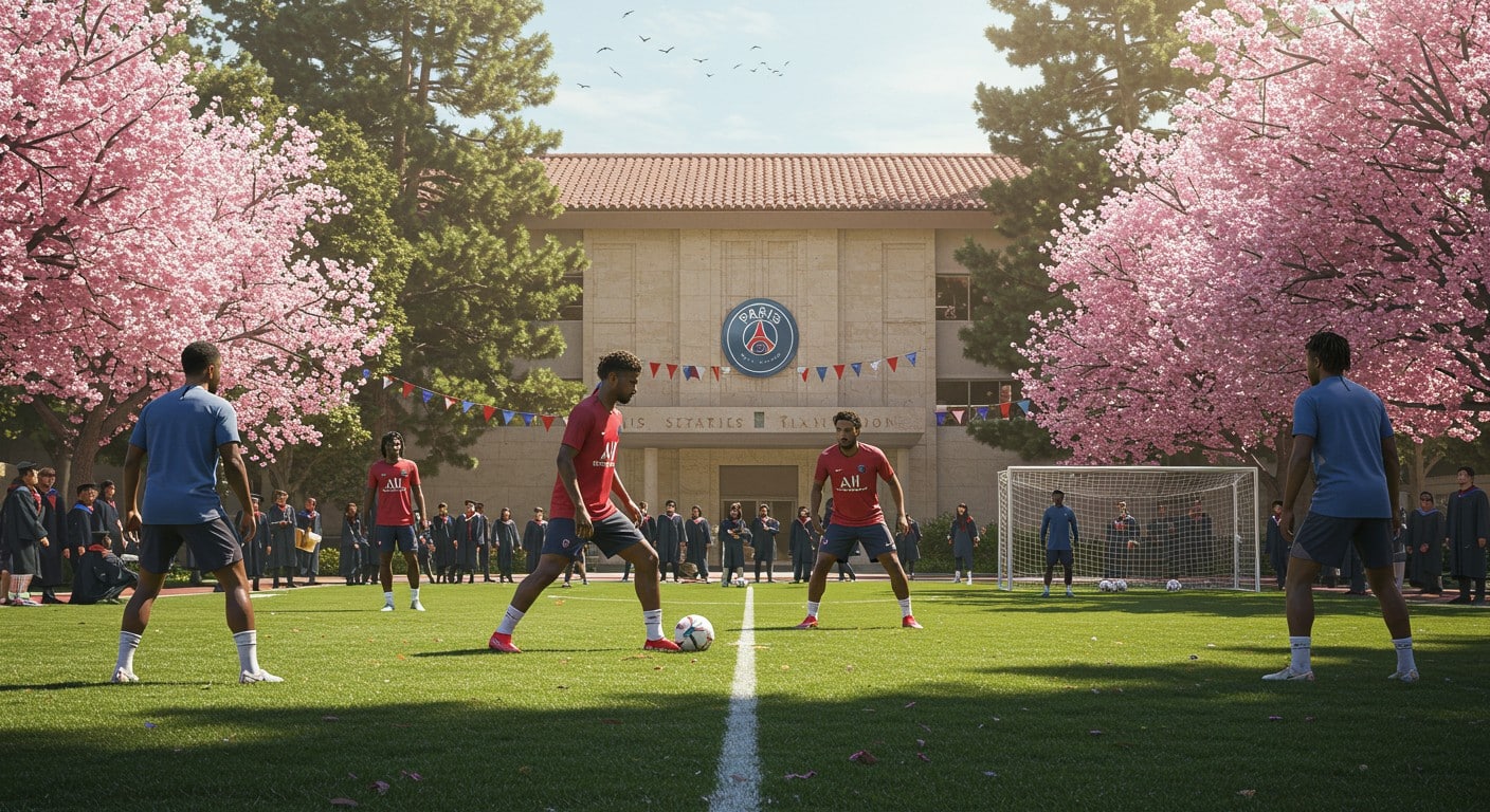 Le PSG s'entraîne à Irvine pour la Coupe du Monde des Clubs 2025, dans un cadre universitaire unique. Découvrez leur préparation discrète !