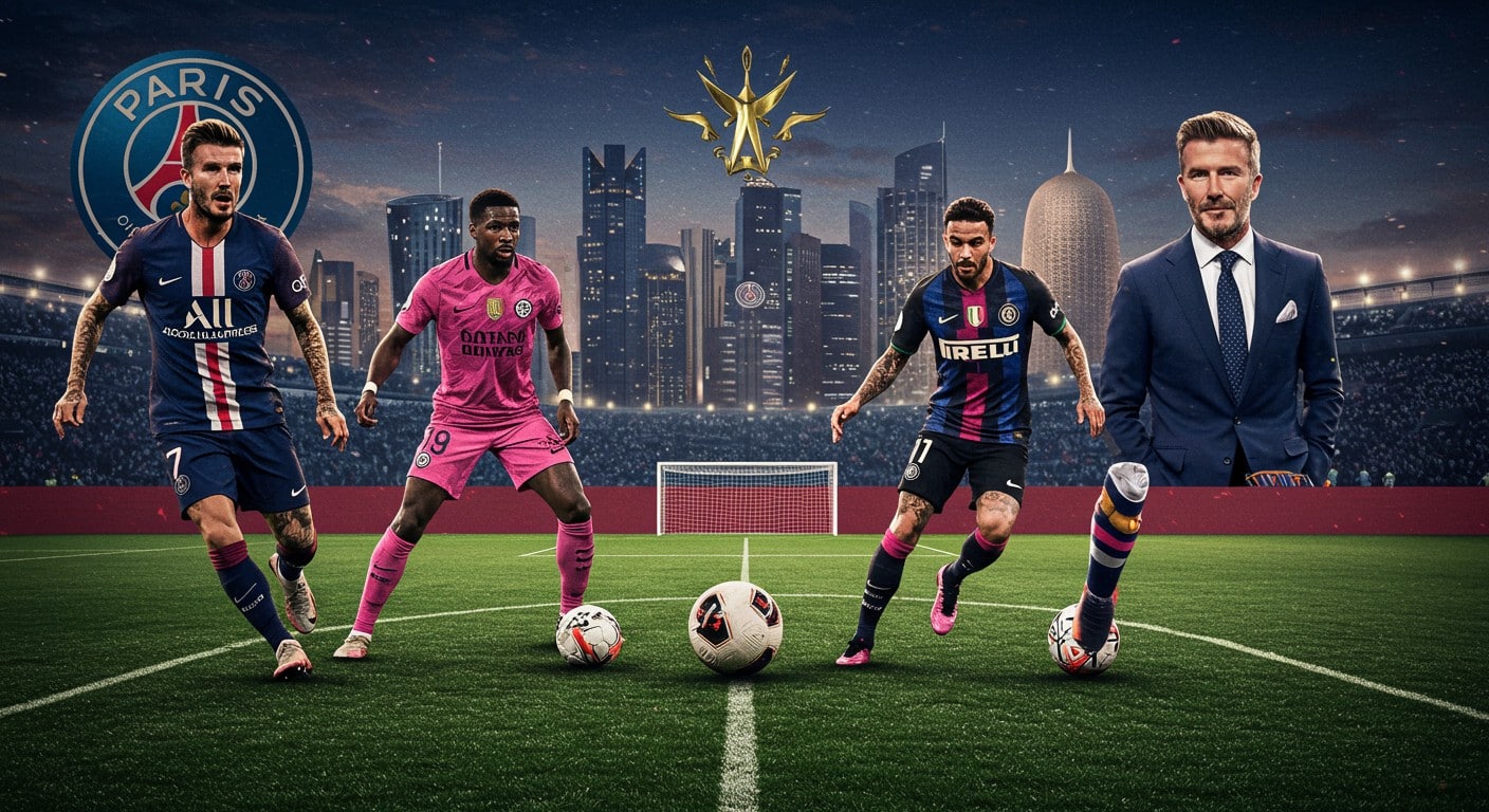 Explorez les relations secrètes entre David Beckham, le Qatar et le PSG face à l’Inter Miami. Un match chargé d’enjeux financiers et émotionnels !