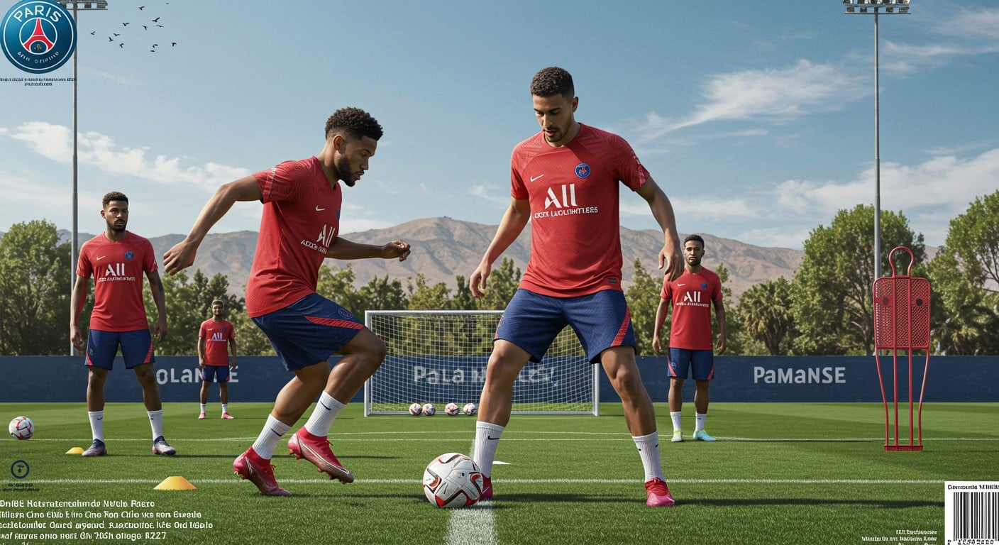 Le PSG se prépare à Irvine pour la Coupe du Monde des Clubs 2025 face à l’Atlético. Retours, blessés, enjeux : découvrez les coulisses !
