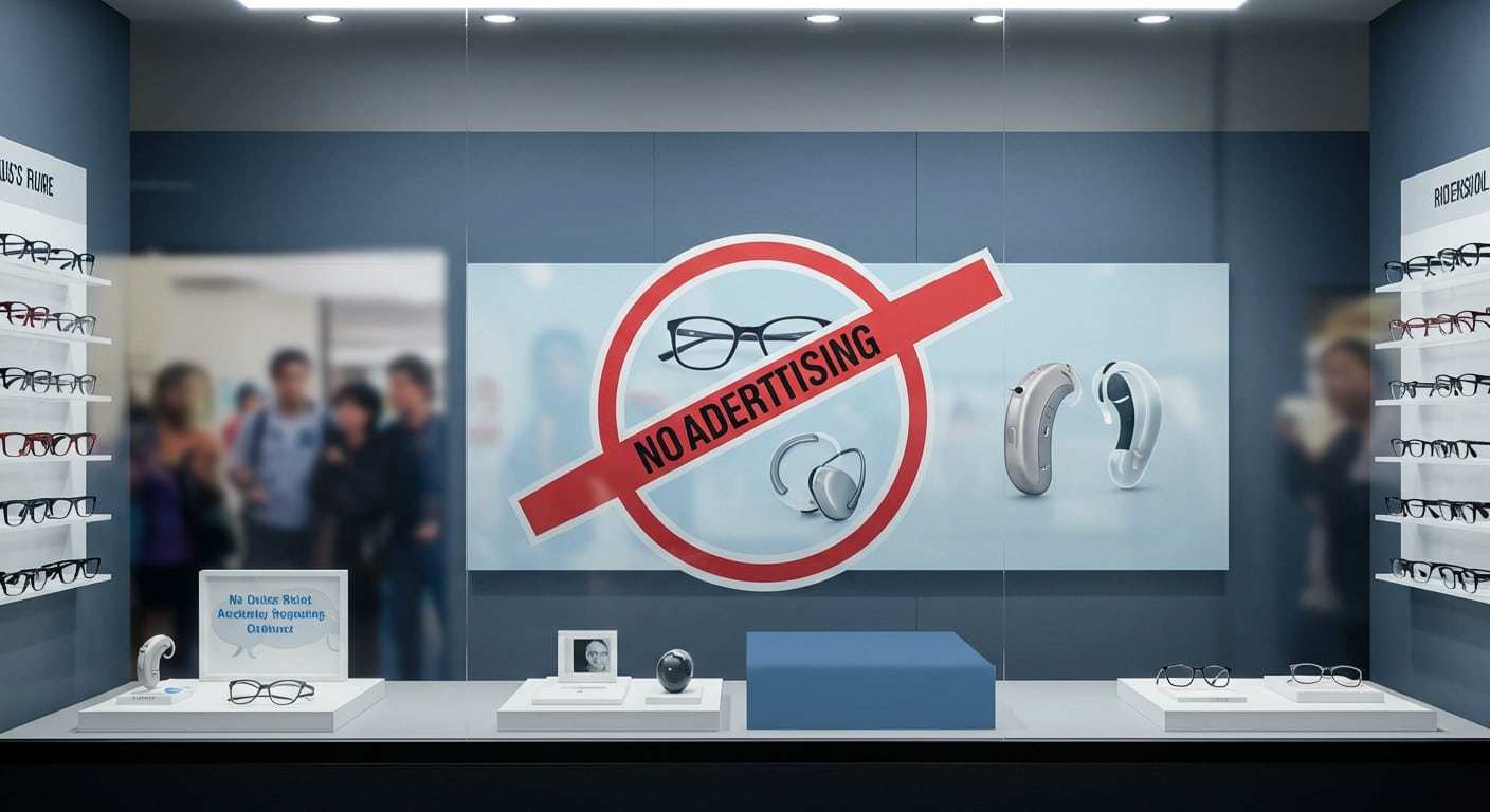La pub pour lunettes et audioprothèses bientôt interdite ? Découvrez pourquoi l’Assurance maladie veut freiner les dérives et réduire les coûts.