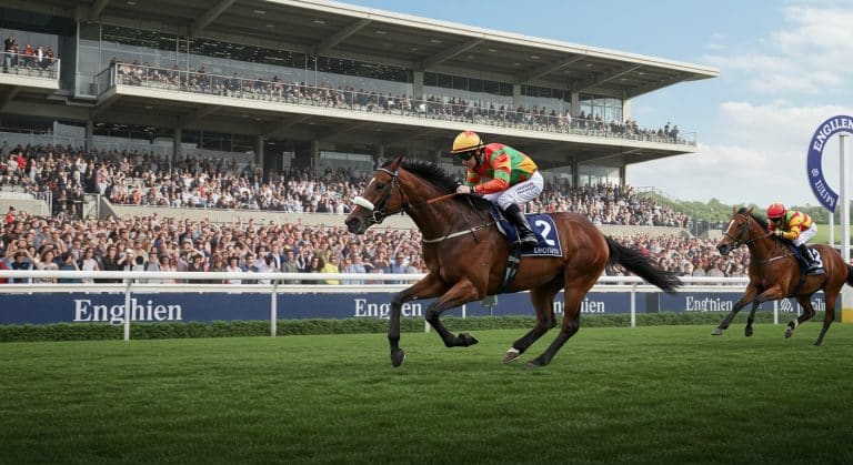 Quinté Enghien 2025 : Hubble du Vivier Triomphe de Justesse