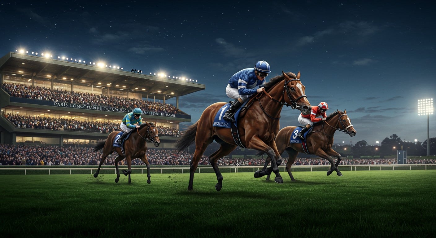 Megarry s’impose dans le Quinté+ à ParisLongchamp 2025. Revivez la course palpitante et découvrez les secrets de sa victoire sur le toboggan de 1 400 m !