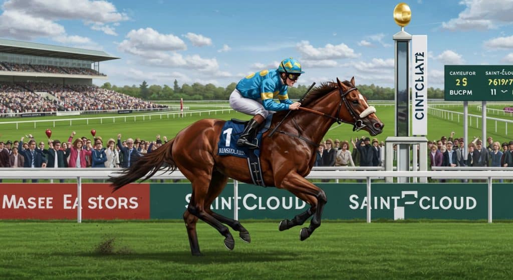 Quinté Saint-Cloud 2025 : Stolen Kiss Triomphe Avec Éclat