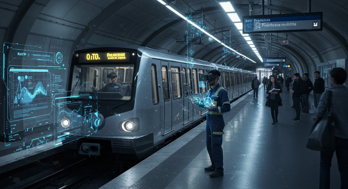 Découvrez comment la RATP transforme vos trajets avec des technologies futuristes : maintenance prédictive, réalité virtuelle et plus encore !