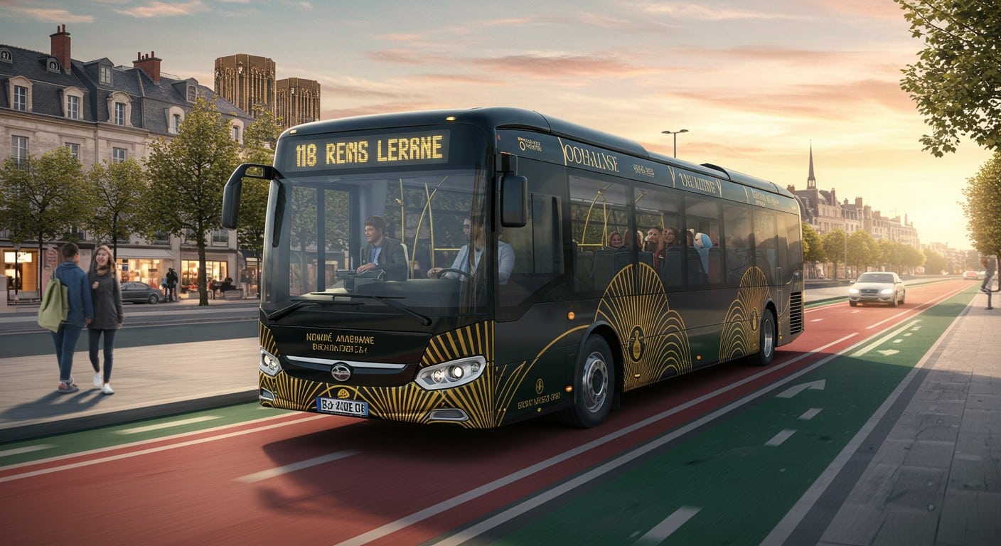 Découvrez les superbus électriques de Reims : confort, rapidité, écologie. Une révolution pour les transports urbains dès fin 2025 !