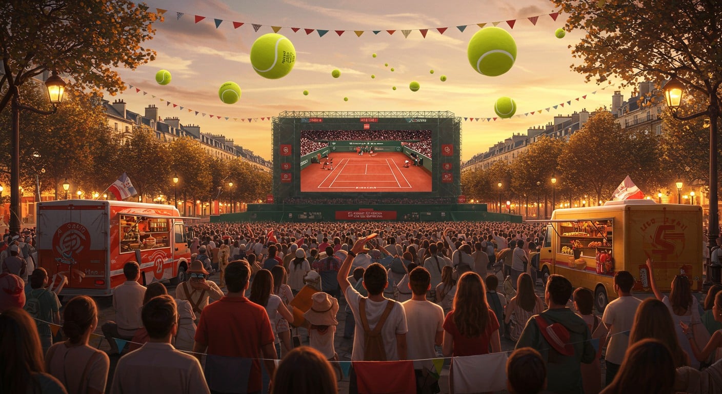 Roland Garros 2025 : Découvrez comment la fan-zone de Concorde a réuni 32 000 fans pour une expérience tennis unique et festive à Paris.