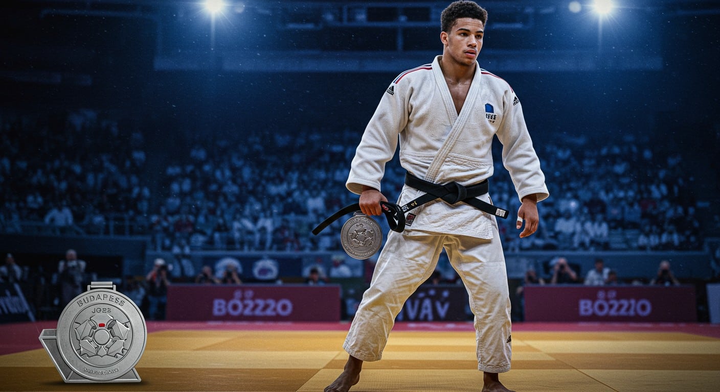Découvrez le parcours de Romain Valadier-Picard, médaille d’argent aux Mondiaux de judo 2025, et son ambition de viser l’or.