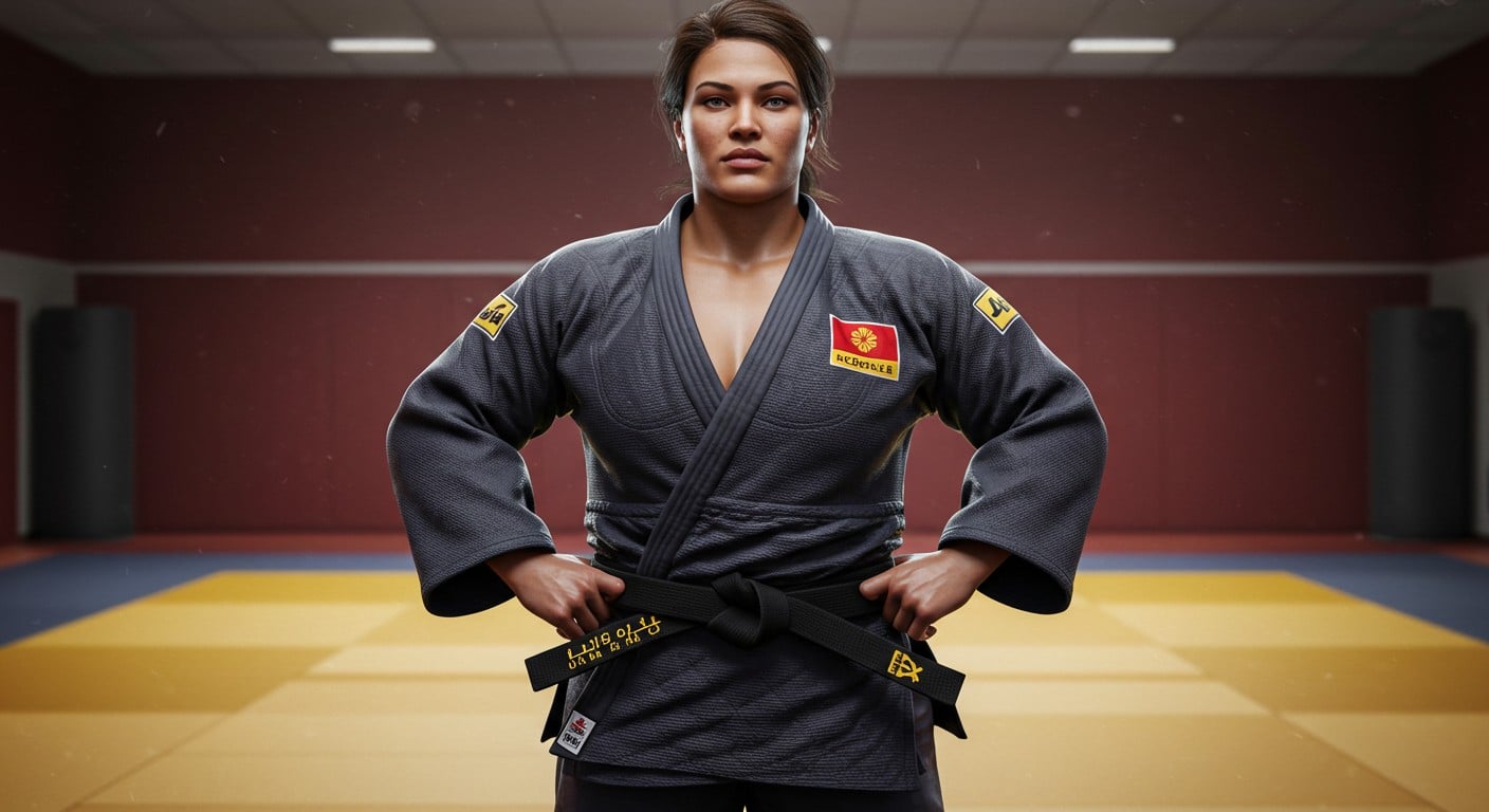 Romane Dicko, judoka française, brise les stéréotypes en posant en lingerie et assumant son corps. Découvrez son parcours inspirant et son combat pour l’acceptation de soi.