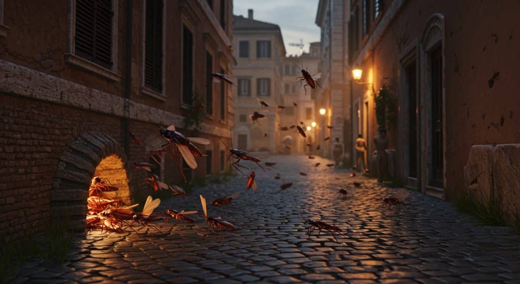 Rome Face à une Invasion de Cafards Volants : Mythe ou Réalité ?