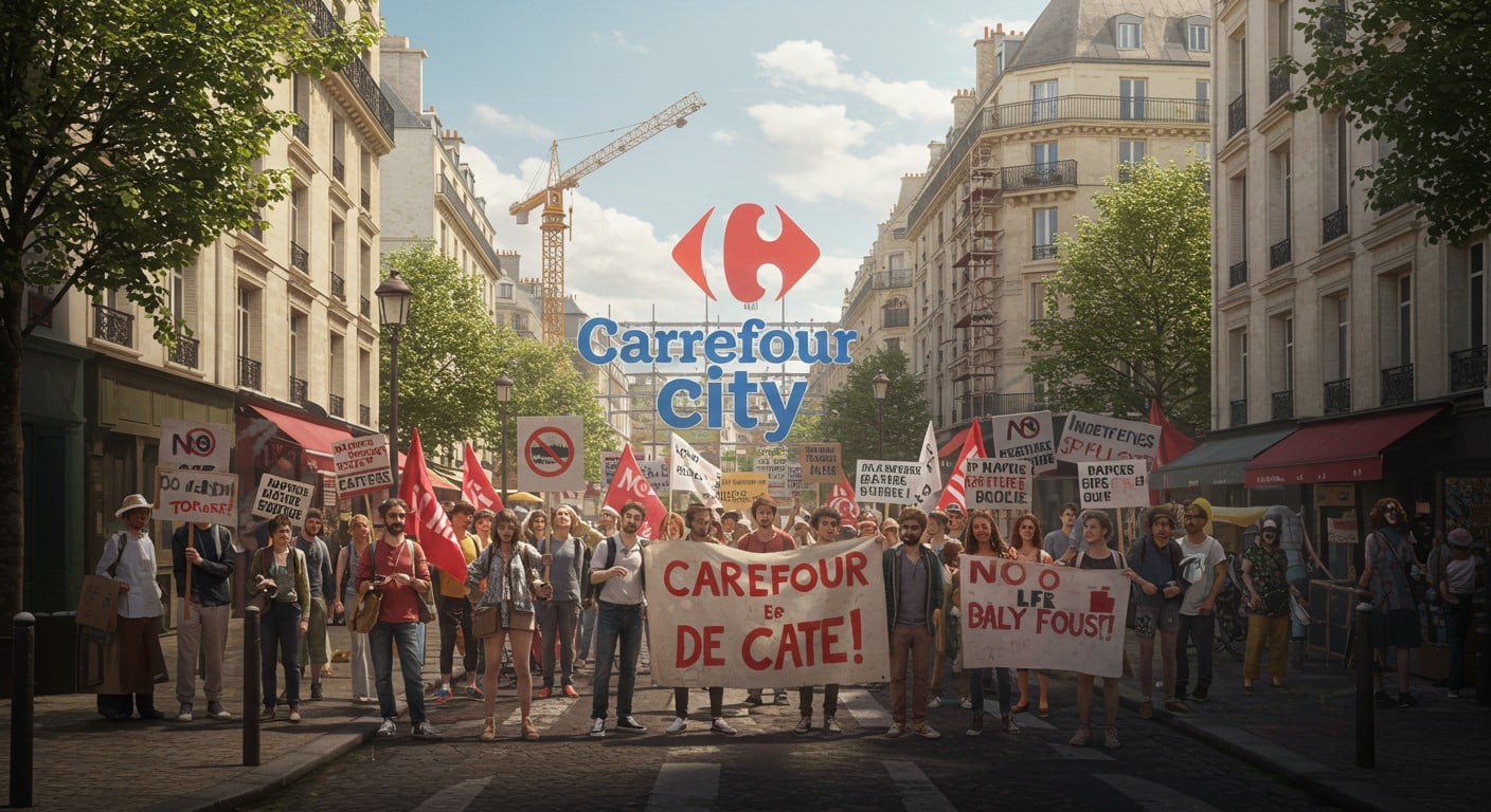 À Paris, les habitants de la rue Vavin s’opposent à l’installation d’un Carrefour City, comme ils l’avaient fait pour un McDonald’s il y a 30 ans. Découvrez leur combat !