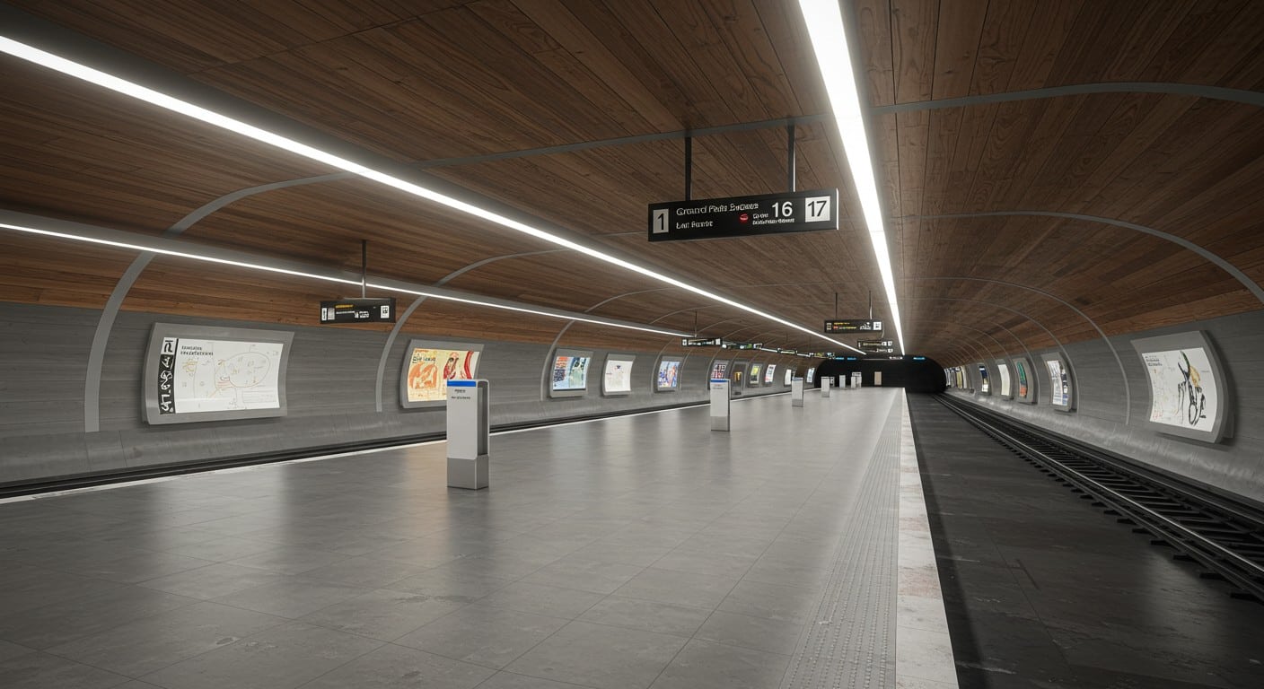 Découvrez Saint-Denis-Pleyel, joyau du Grand Paris Express, vide mais prêt à accueillir 250 000 voyageurs. Une gare sublime en attente de son destin.