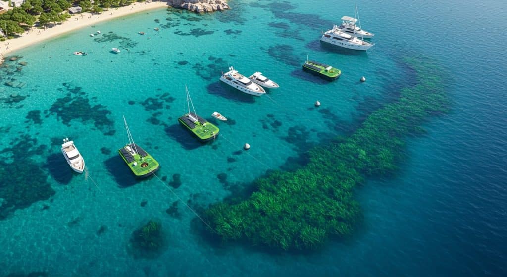 Saint-Tropez : Les Yachts Passent au Mouillage Écologique