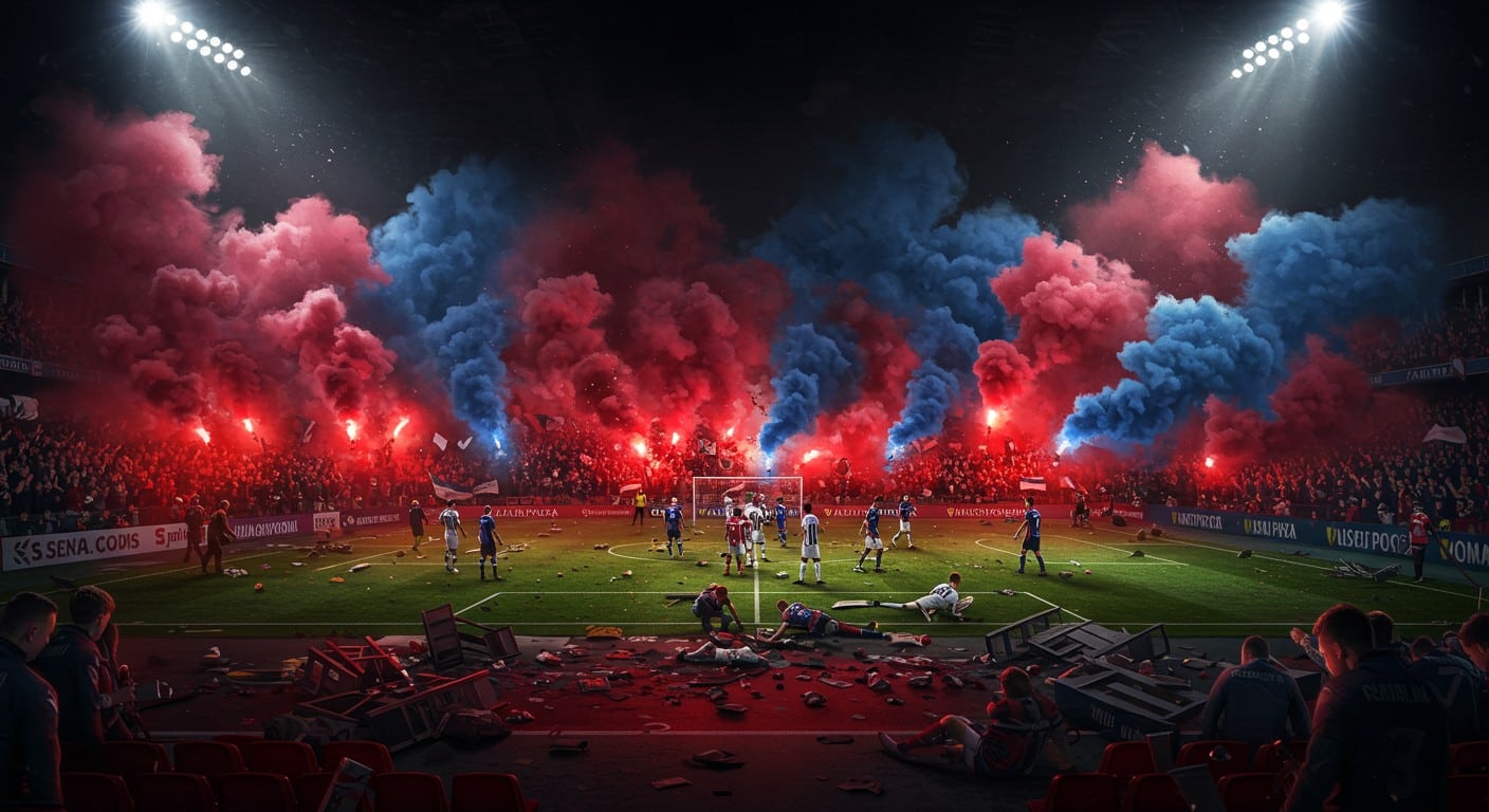 Incidents en tribunes, match arrêté, intoxication : le barrage Serie B entre Salernitana et Sampdoria vire au chaos. Découvrez les détails de ce drame footballistique.