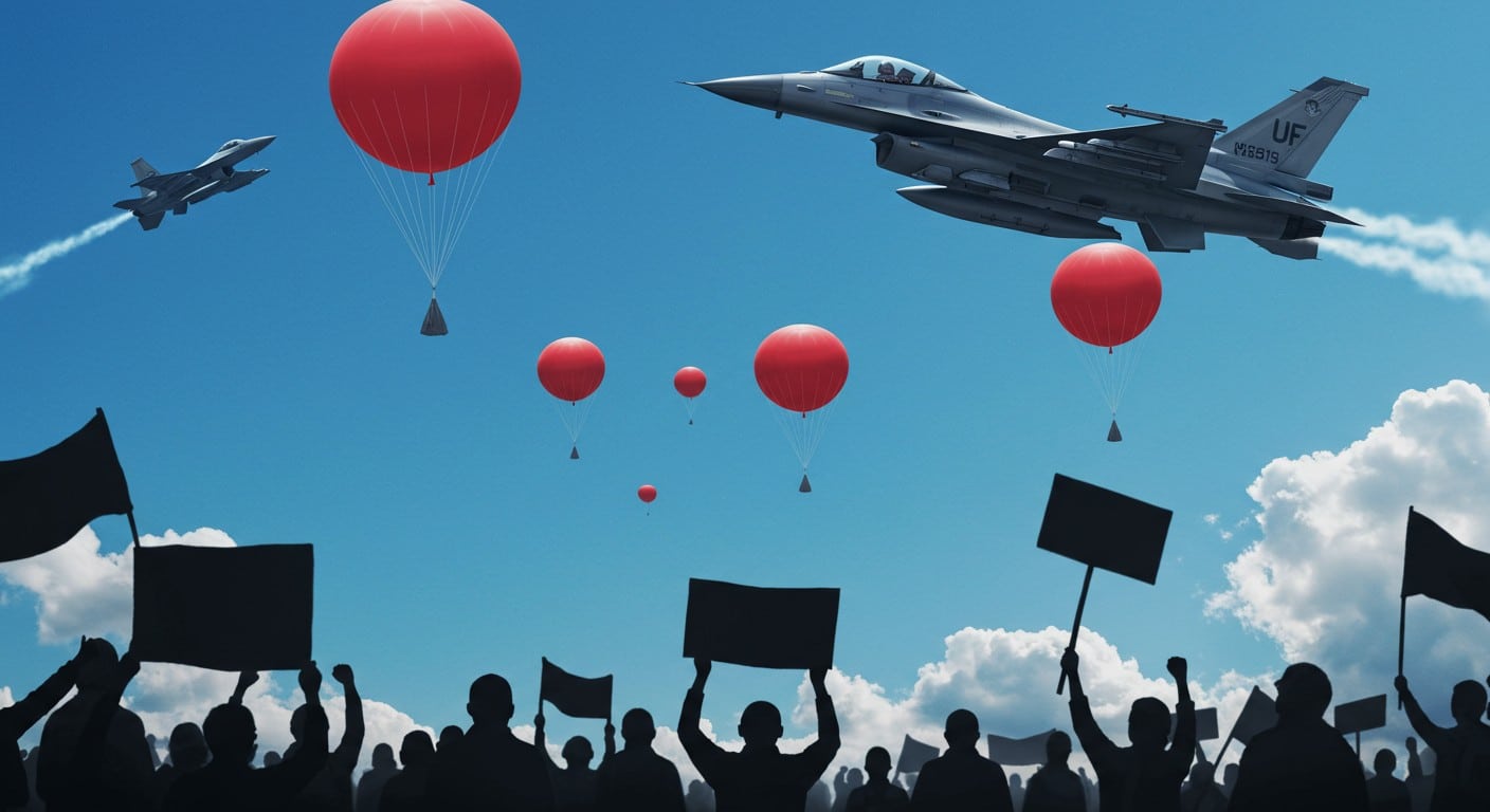 Cinq militants suspectés de vouloir perturber le Salon du Bourget avec des ballons à l’hélium. Enquête sur un projet risqué visant les démonstrations aériennes.