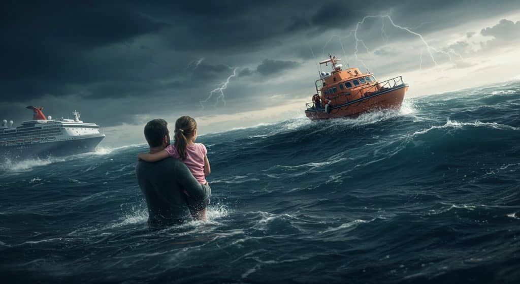 Sauvetage Héroïque en Croisière : Père et Fille Rescapés