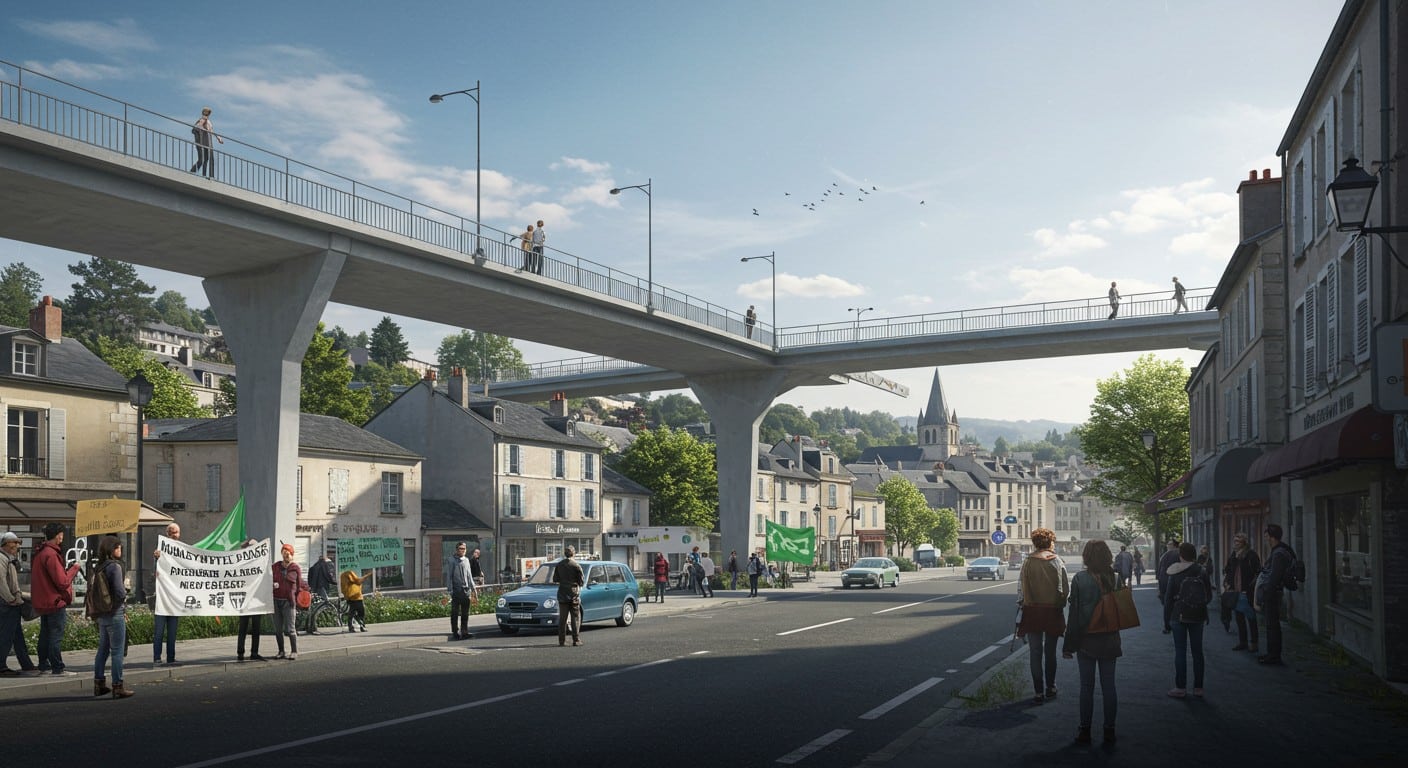 À Sèvres, la démolition de la passerelle du 8-Mai-1945 divise : coût élevé, congestion, pétitions… Découvrez les enjeux de la requalification du centre-ville.