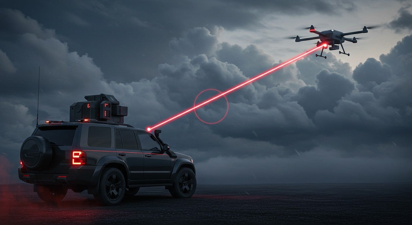 Découvrez le Silent Hunter, laser anti-drones testé par la Russie. Une arme révolutionnaire dans la guerre en Ukraine. Quelles implications ?