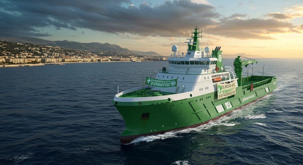 Sommet Océans : Greenpeace Défie l’Interdiction à Nice