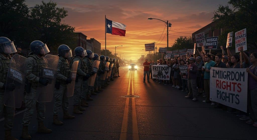 Texas Déploie Sa Garde Nationale : Réponse Aux Manifestations