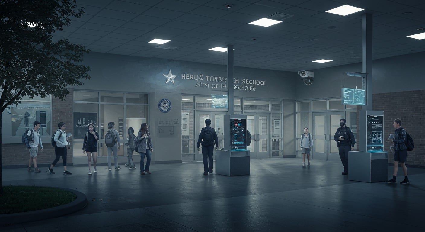 Comment le Texas utilise l'IA et des portiques pour sécuriser ses écoles face à la menace des armes. Découvrez ces solutions innovantes.