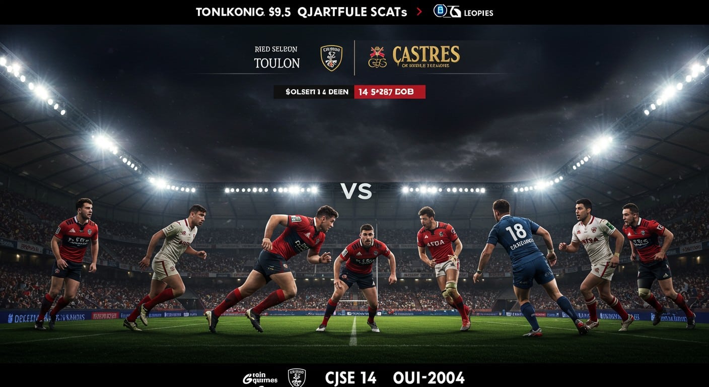 Vivez Toulon-Castres en barrage du Top 14 ! À quelle heure et sur quelle chaîne regarder ce match décisif pour les demi-finales ? Découvrez tout ici !