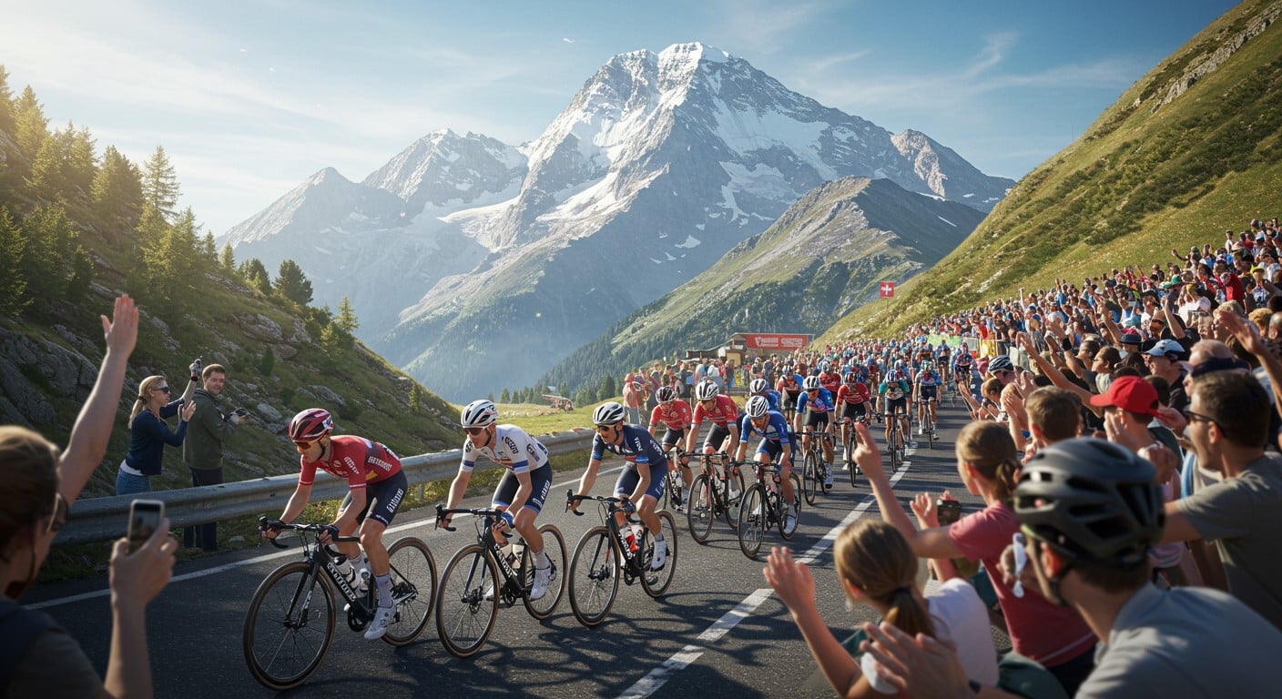 Découvrez les horaires TV et le programme des 8 étapes du Tour de Suisse 2025. Suivez la course masculine en direct et ne manquez aucun moment clé !