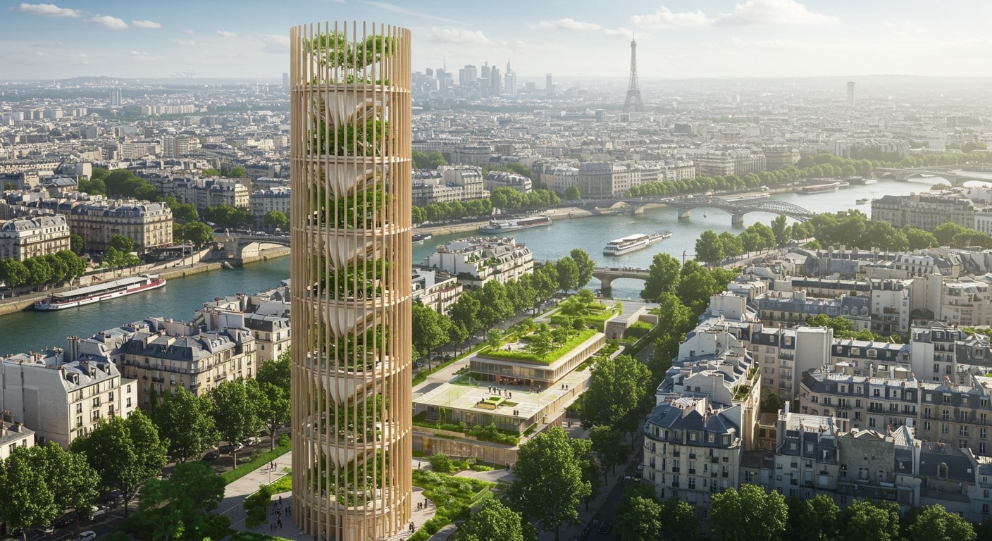 Découvrez comment les tours en bois transforment Paris avec des projets innovants comme Wood Up. Une architecture durable pour l’avenir !
