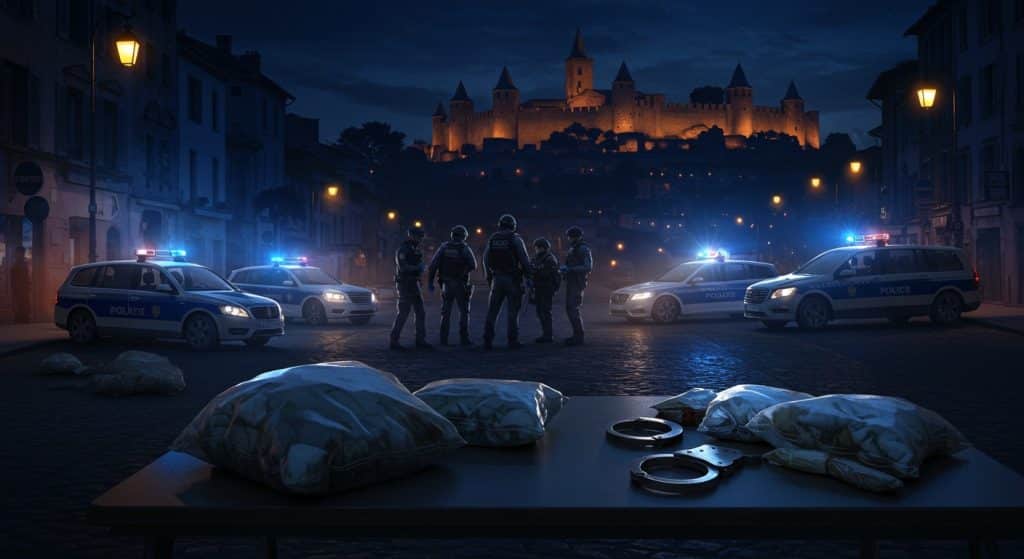 Trafic de Drogue Démantelé à Carcassonne : Saisie Record