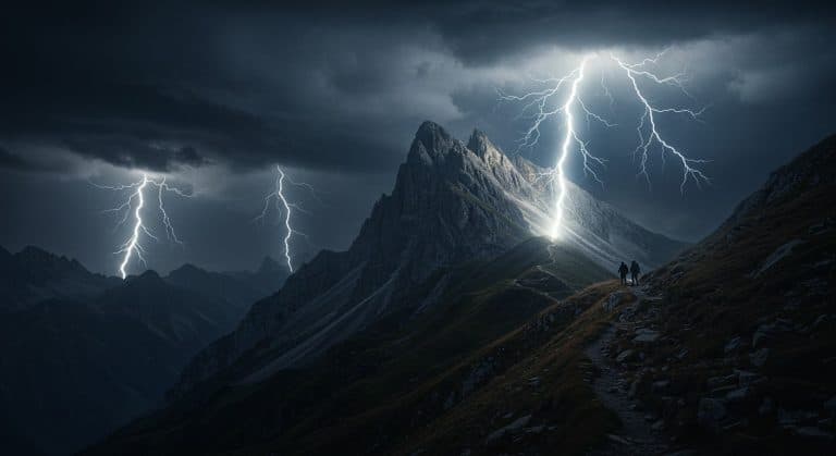 Tragédie en Montagne : Trois Alpinistes Frappés par la Foudre