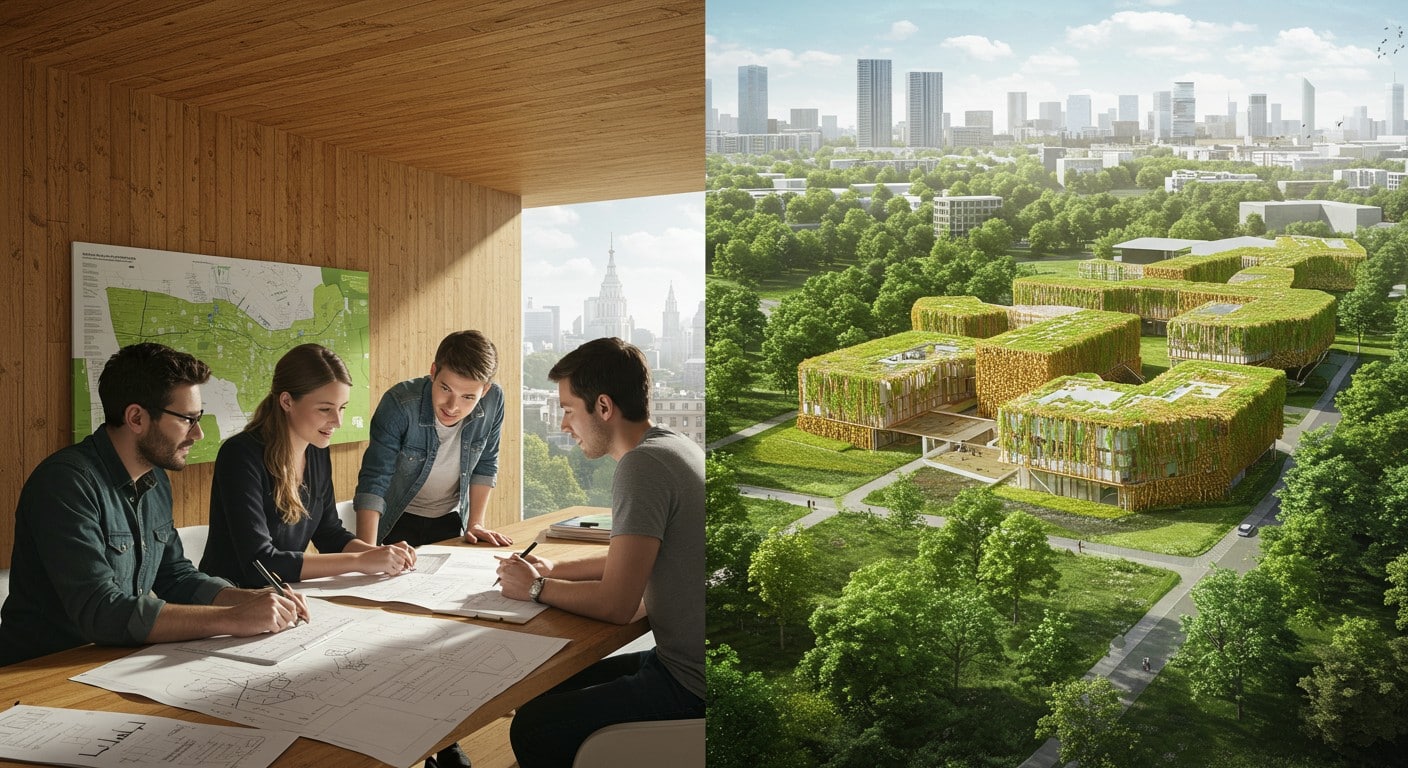Comment les étudiants en architecture intègrent l'écologie dans leurs projets ? Découvrez leurs idées pour un futur durable.