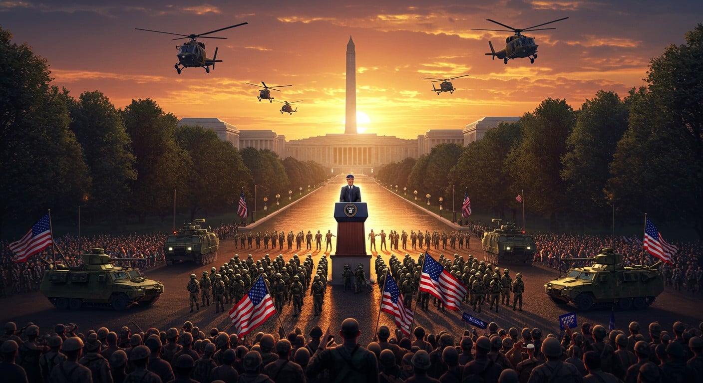 Trump fête ses 79 ans avec un défilé militaire à Washington, marquant le 250e anniversaire de l’armée US, dans un climat tendu. Découvrez les détails.