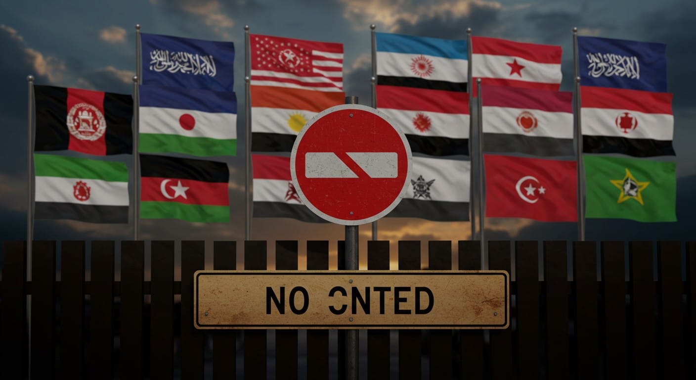 Trump interdit l'entrée aux USA pour 12 pays, invoquant la sécurité. Quels impacts ? Découvrez les détails et implications de ce nouveau décret.