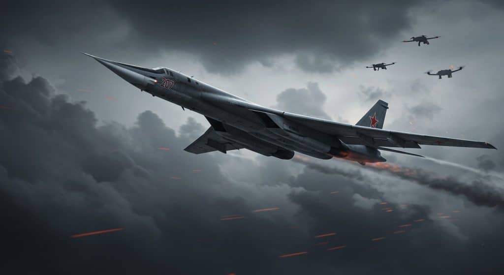 Tu-160 : Le Cygne Blanc Russe Échappe aux Drones