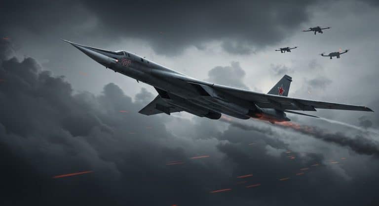 Tu-160 : Le Cygne Blanc Russe Échappe aux Drones