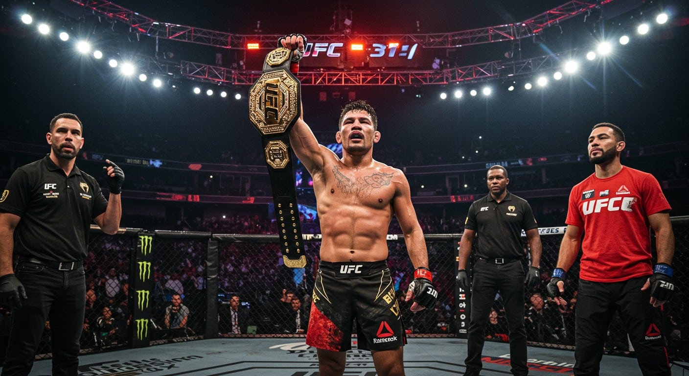 Ilia Topuria brille à l’UFC 317 avec un K.O. fulgurant et un clash verbal avec Pimblett. Découvrez les moments forts de cette soirée mémorable !