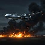 Ukraine : Attaque Drones Sur Bases Russes