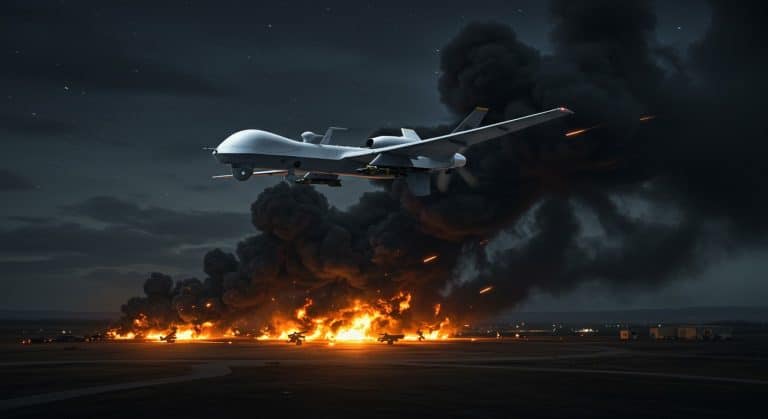 Ukraine : Attaque Drones Sur Bases Russes