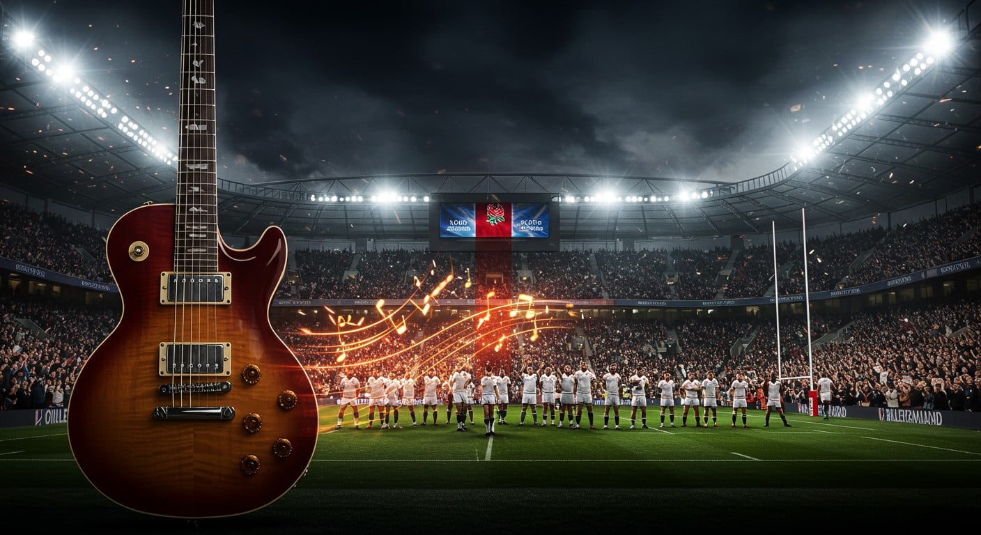 Un God Save the King à la guitare électrique enflamme Twickenham avant la finale de rugby. Découvrez comment cette performance a marqué l'événement !