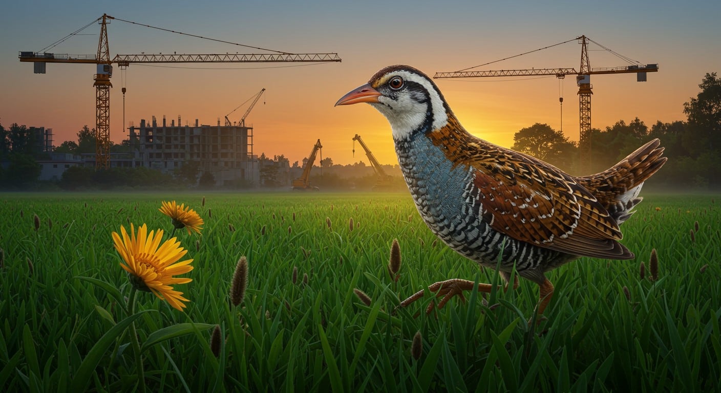 Un oiseau en voie d’extinction refait surface sur un chantier. Découvrez l’espoir qu’il suscite pour la biodiversité et les défis à relever.