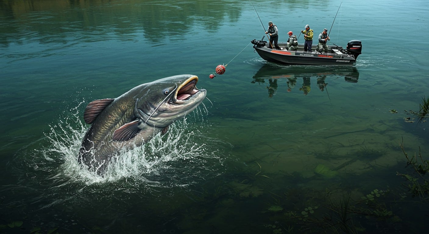 Un silure de 2m75 pêché près d'Albi établit un record de France. Découvrez cette prise exceptionnelle et son impact mondial !