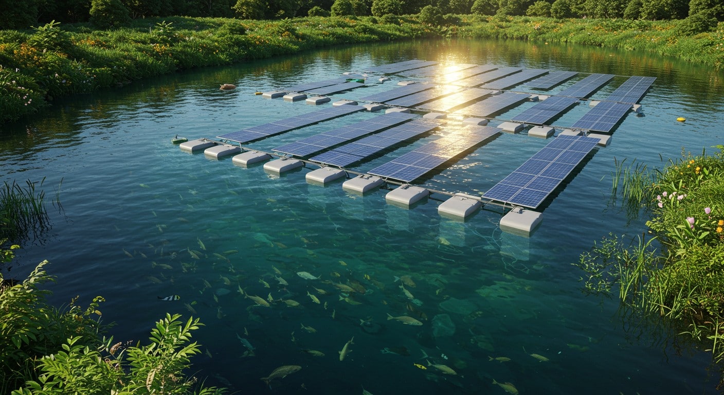 Une centrale solaire flottante unique alimentera 3 200 foyers dans le Loiret. Découvrez cette innovation écologique et son impact !