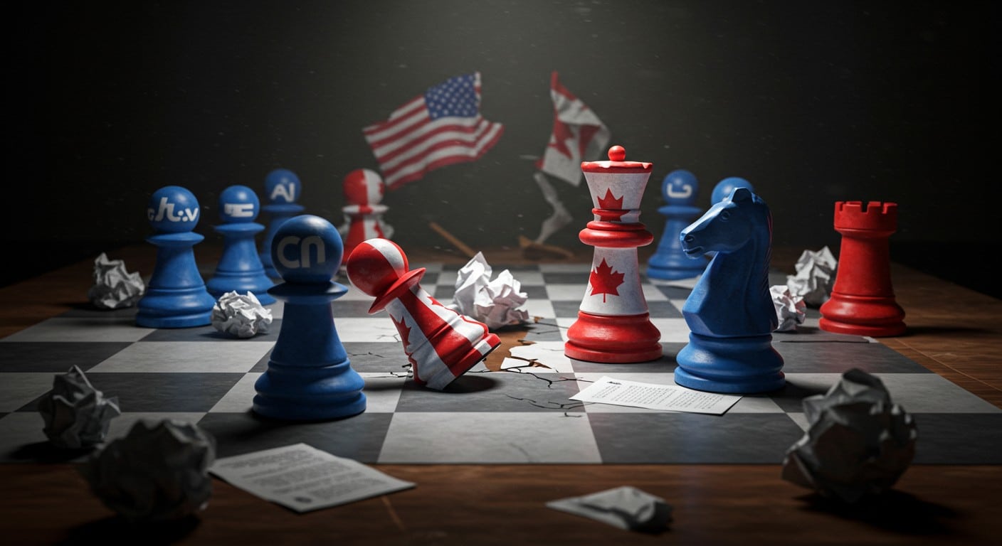 Les négociations USA-Canada vacillent : les milliardaires tech influencent-ils les politiques ? Découvrez les enjeux et les tensions. Cliquez pour en savoir plus !