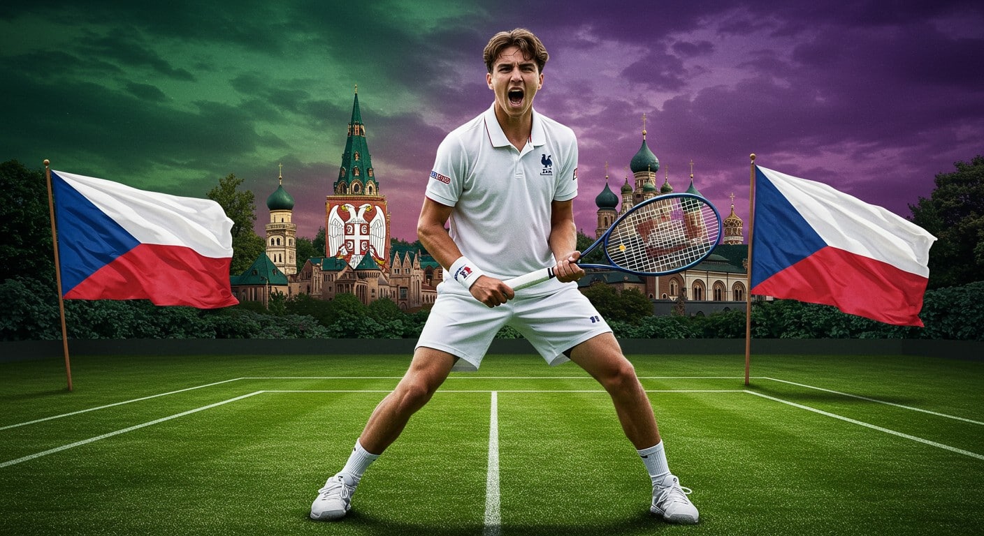 Valentin Royer, 24 ans, affronte Tsitsipas à Wimbledon. Découvrez son parcours unique en Europe de l’Est et sa mentalité d’acier forgée à Belgrade.