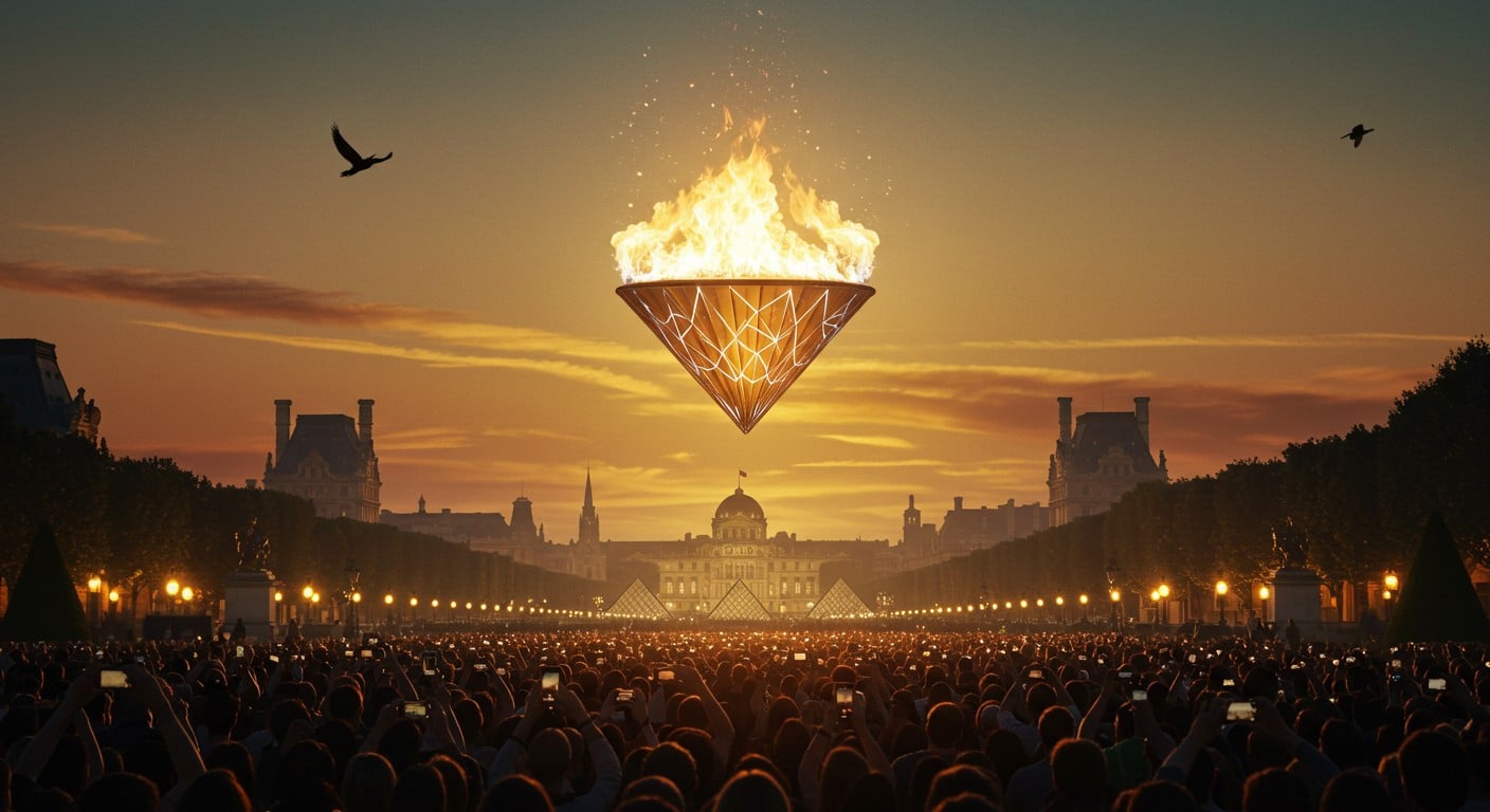 La vasque olympique s’élève à nouveau à Paris pour la Fête de la Musique 2025, ravivant l’émotion des JO. Découvrez ce moment magique !